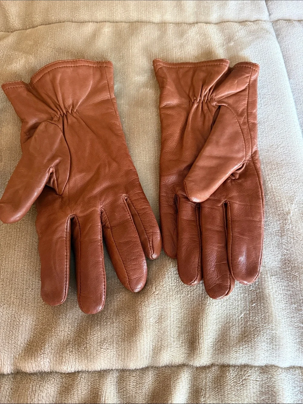 3M Thinsulate Brown Leather Gloves